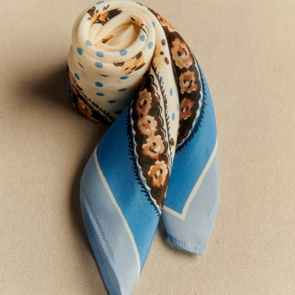 Sezane Silk Scarf - Picture 4 of 4